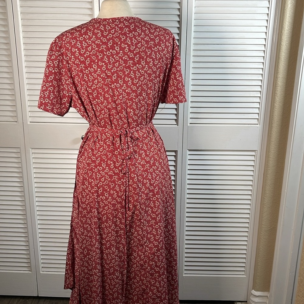 PRETTYGARDEN Women's Summer Maxi Dress Casual Wrap Floral Boho. Size: XXL. - Picture 7 of 15